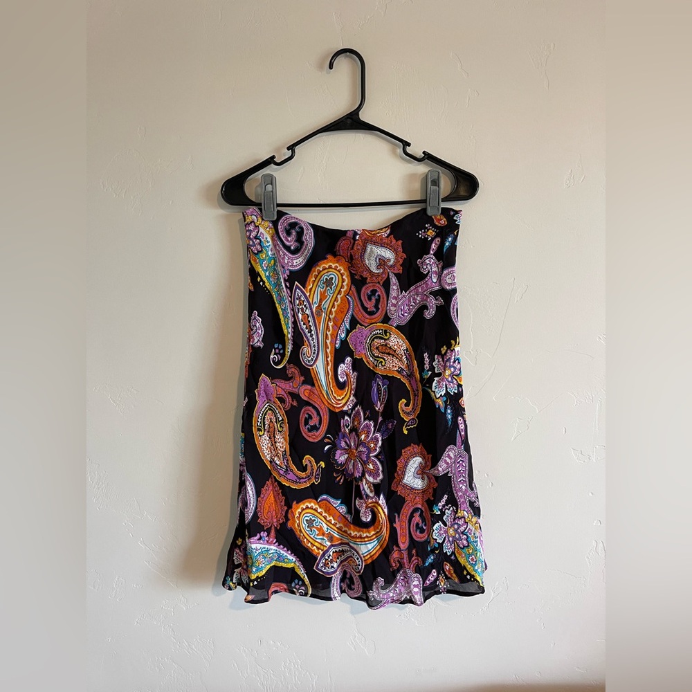 Colorful Paisley Skirt